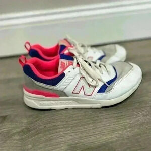 New Balance 997H in White Pink Laser Blue
